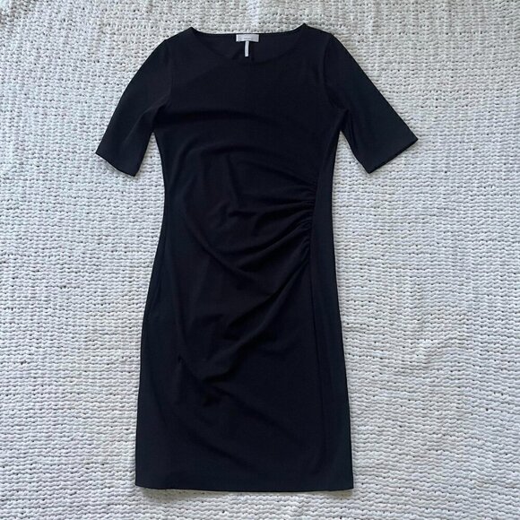 Cinque Women's Black Ruched Cilana Dress - Size XS - Picture 2 of 8